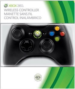 Control Pad X-Box 360 Wireless - black (Microsoft)