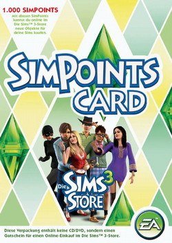Die Sims 3 - Simpoints Card 1.000